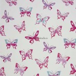 papel pintado color rosa mariposas Depapelpintado